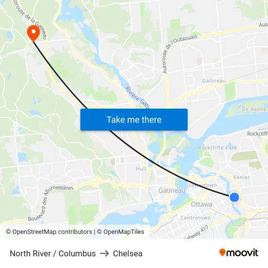 North River / Columbus to Chelsea map
