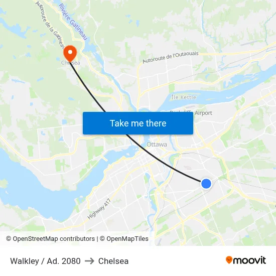 Walkley / Ad. 2080 to Chelsea map