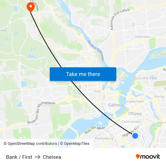 Bank / First to Chelsea map