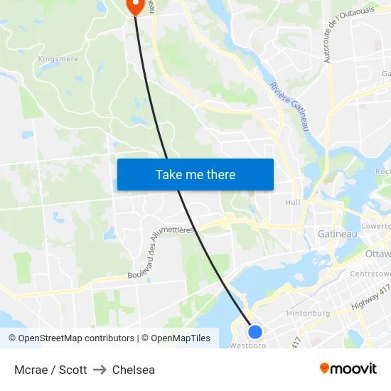 Mcrae / Scott to Chelsea map