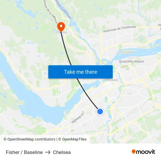 Fisher / Baseline to Chelsea map