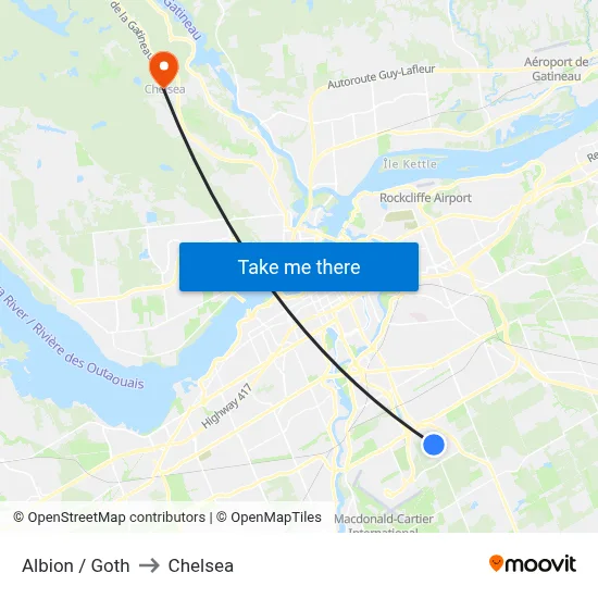 Albion / Goth to Chelsea map