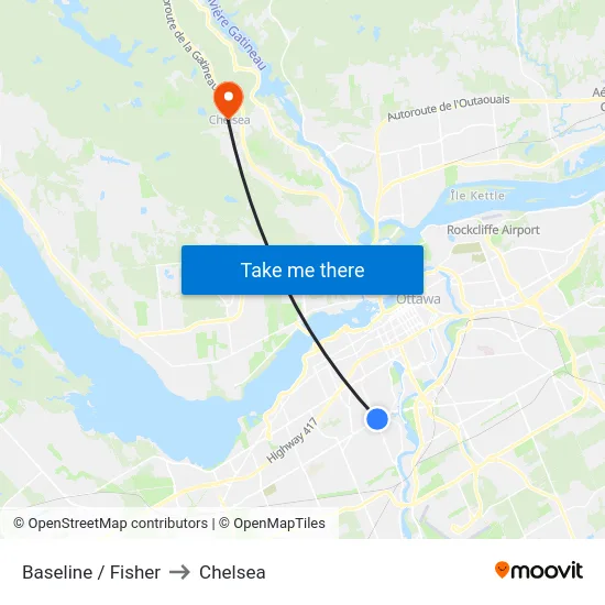 Baseline / Fisher to Chelsea map