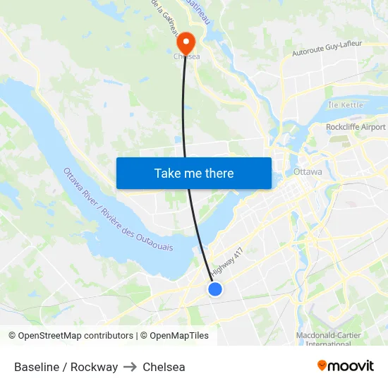 Baseline / Rockway to Chelsea map