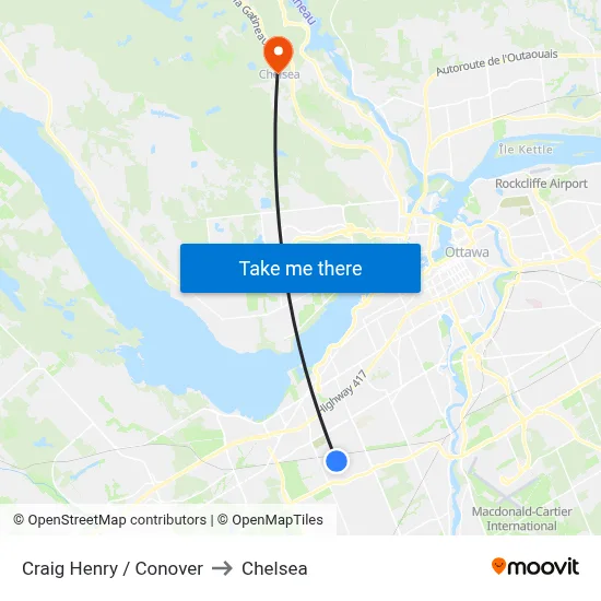 Craig Henry / Conover to Chelsea map