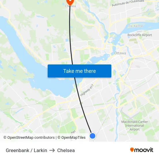 Greenbank / Larkin to Chelsea map