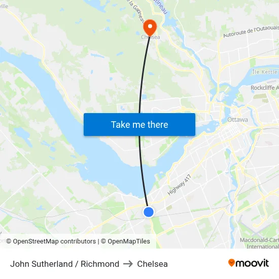 John Sutherland / Richmond to Chelsea map
