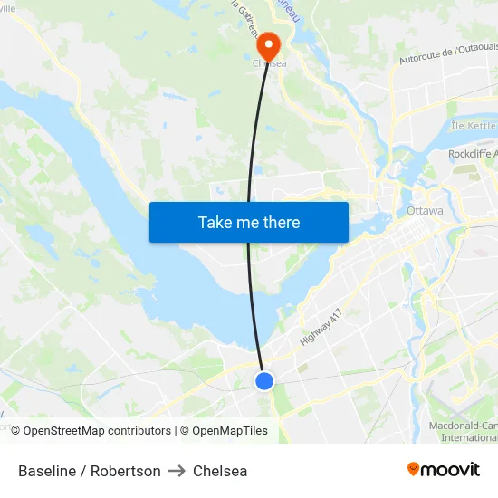 Baseline / Robertson to Chelsea map