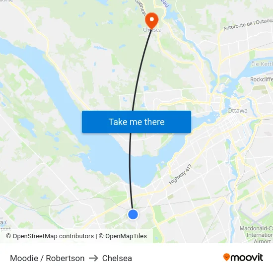 Moodie / Robertson to Chelsea map