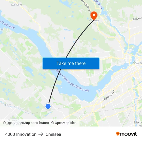 4000 Innovation to Chelsea map