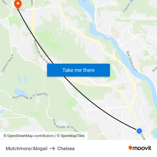Mutchmore/Abigail to Chelsea map