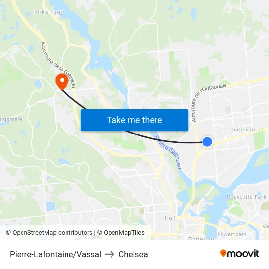 Pierre-Lafontaine/Vassal to Chelsea map