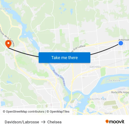 Davidson/Labrosse to Chelsea map