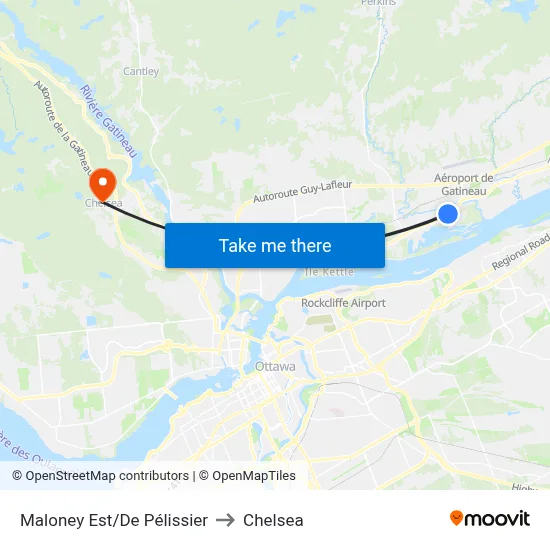Maloney Est/De Pélissier to Chelsea map