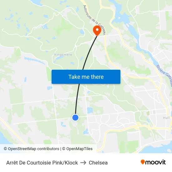 Arrêt De Courtoisie Pink/Klock to Chelsea map