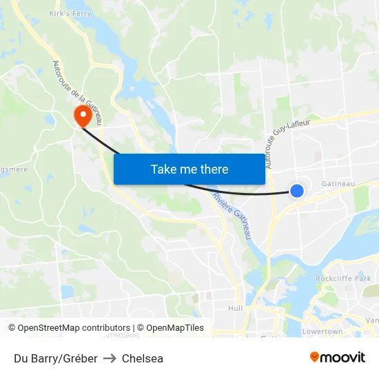 Du Barry/Gréber to Chelsea map