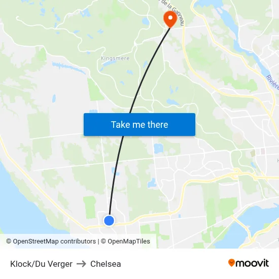 Klock/Du Verger to Chelsea map