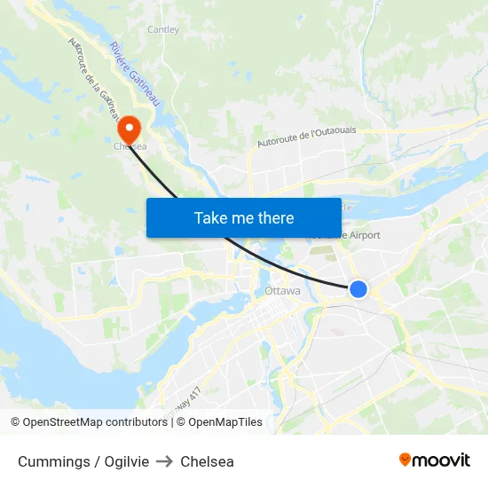 Cummings / Ogilvie to Chelsea map