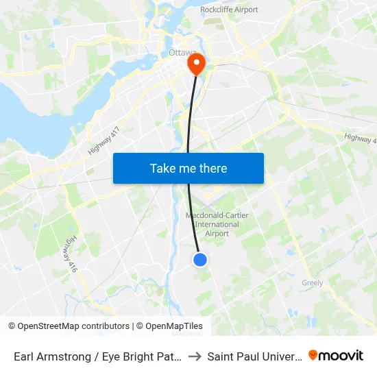 Earl Armstrong / Eye Bright Pathway to Saint Paul University map