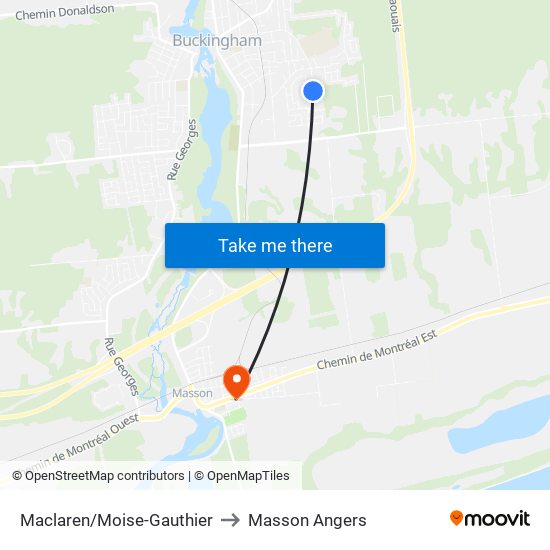 Maclaren/Moise-Gauthier to Masson Angers map