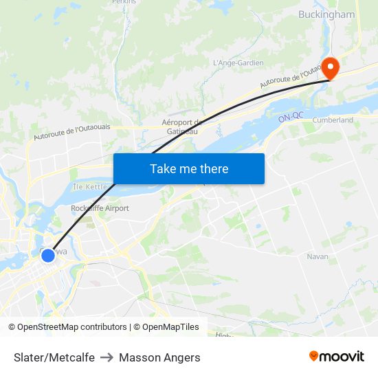 Slater/Metcalfe to Masson Angers map
