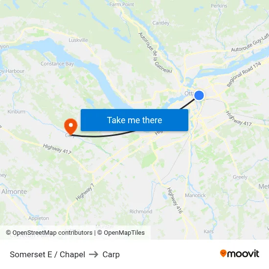 Somerset E / Chapel to Carp map