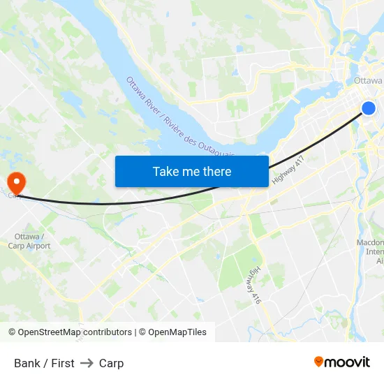 Bank / First to Carp map