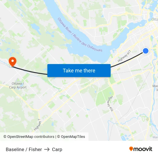 Baseline / Fisher to Carp map