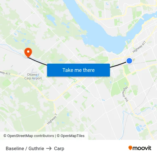 Baseline / Guthrie to Carp map