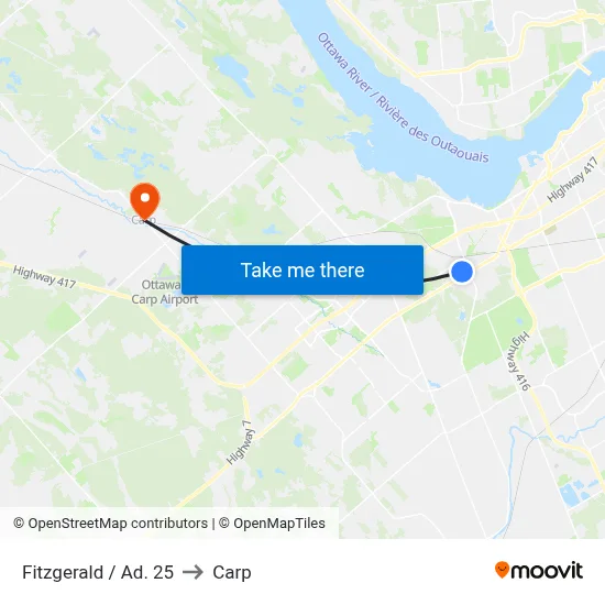 Fitzgerald / Ad. 25 to Carp map