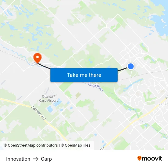 Innovation to Carp map