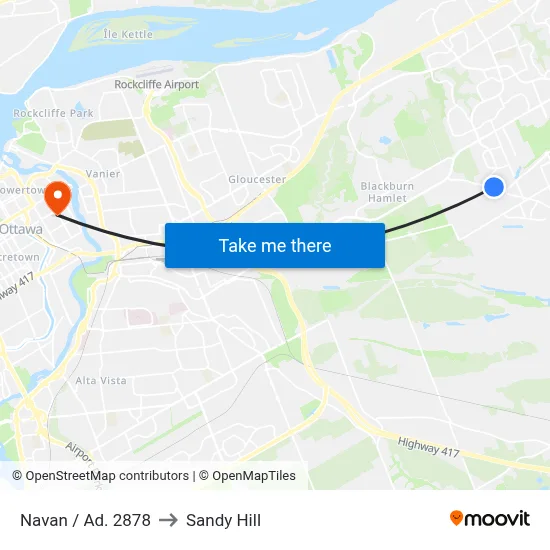 Navan / Ad. 2878 to Sandy Hill map