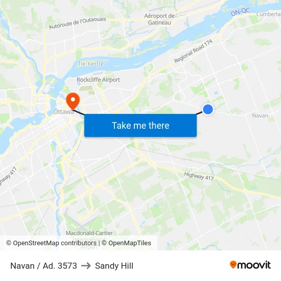Navan / Ad. 3573 to Sandy Hill map