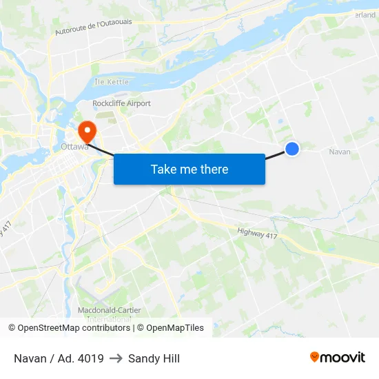 Navan / Ad. 4019 to Sandy Hill map