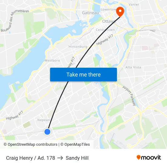 Craig Henry / Ad. 178 to Sandy Hill map