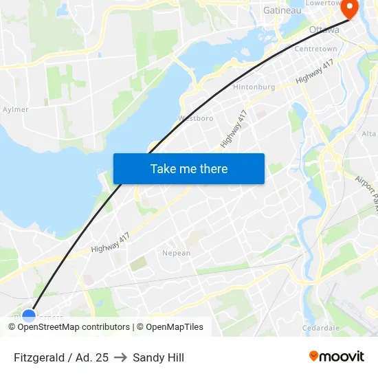 Fitzgerald / Ad. 25 to Sandy Hill map