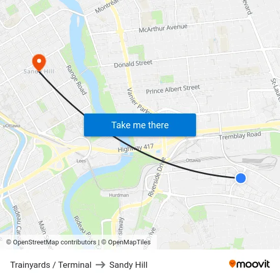 Trainyards / Terminal to Sandy Hill map