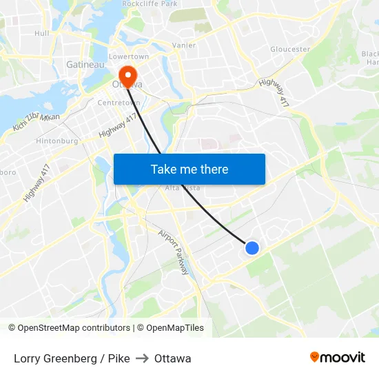 Lorry Greenberg / Pike to Ottawa map