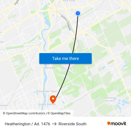 Heatherington / Ad. 1476 to Riverside South map