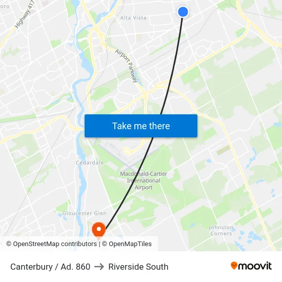 Canterbury / Ad. 860 to Riverside South map