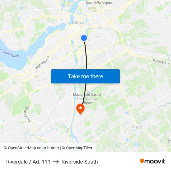 Riverdale / Ad. 111 to Riverside South map