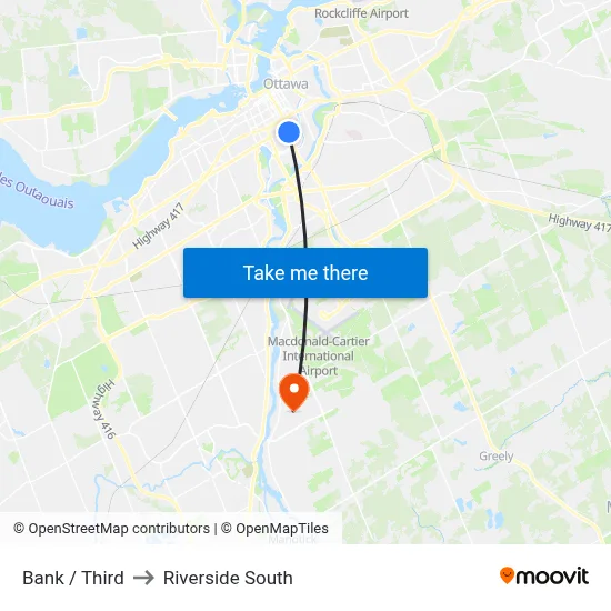 Bank / Third to Riverside South map