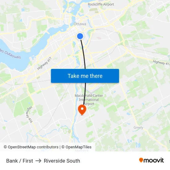 Bank / First to Riverside South map