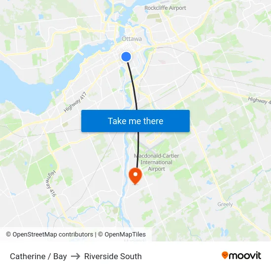 Catherine / Bay to Riverside South map