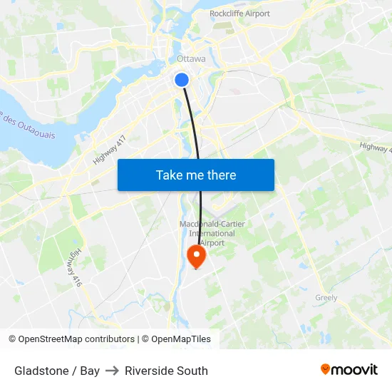 Gladstone / Bay to Riverside South map