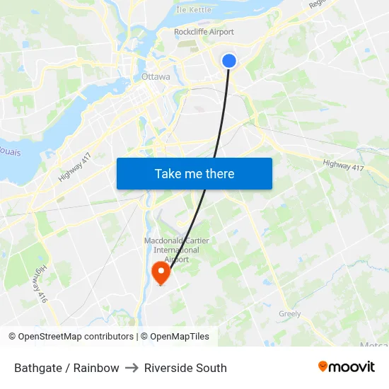 Bathgate / Rainbow to Riverside South map