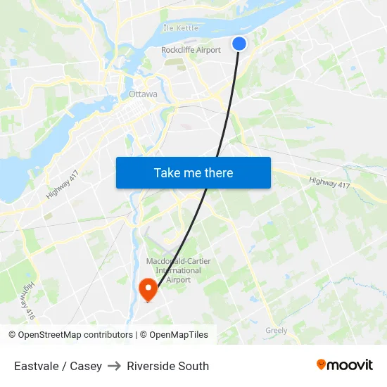 Eastvale / Casey to Riverside South map