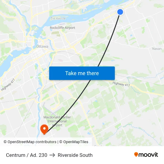 Centrum / Ad. 230 to Riverside South map