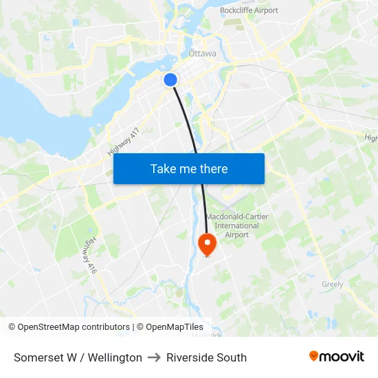 Somerset W / Wellington to Riverside South map