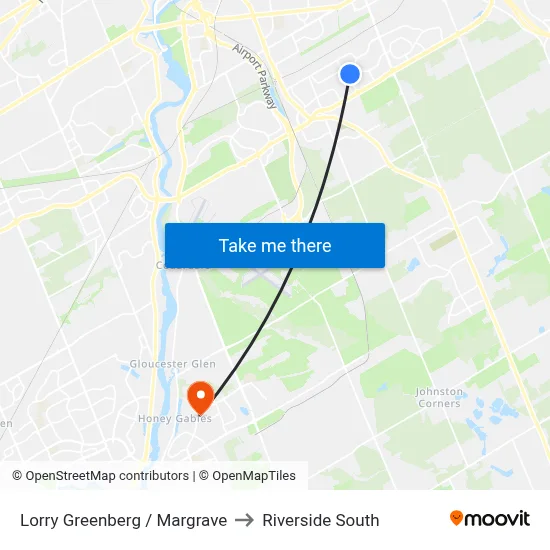 Lorry Greenberg / Margrave to Riverside South map